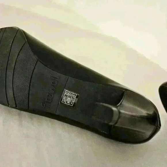 NIB Genuine Leather Fitzwell Raquel Black Kid Leather Pumps 9.5 NIB - Picture 5 of 9